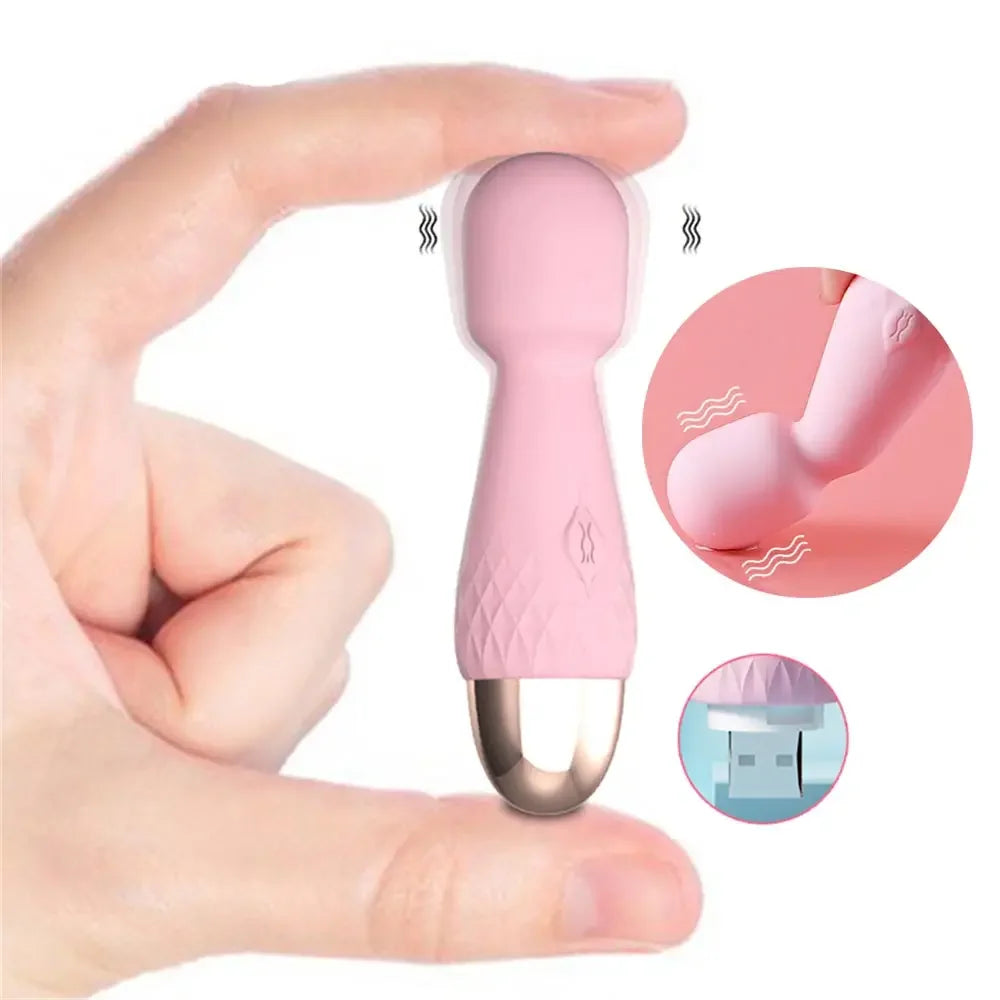 Collection of Mini vibromasseur pour femme, stimulateur de clitoris. in a gallery layout